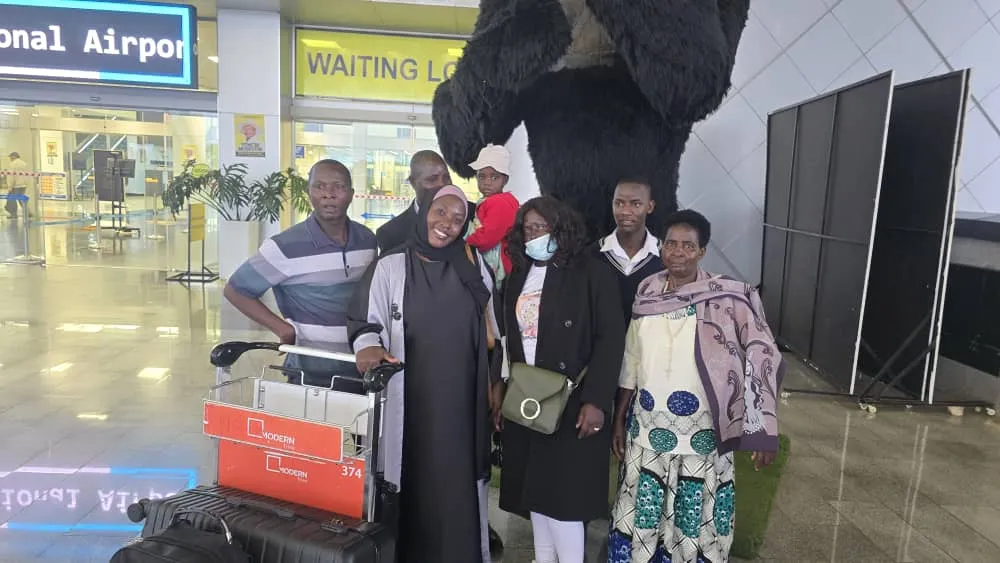 Margret at the Airport